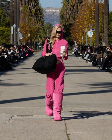 At Balenciaga, Tracksuits and Erewhon Bags Define the L.A. Look