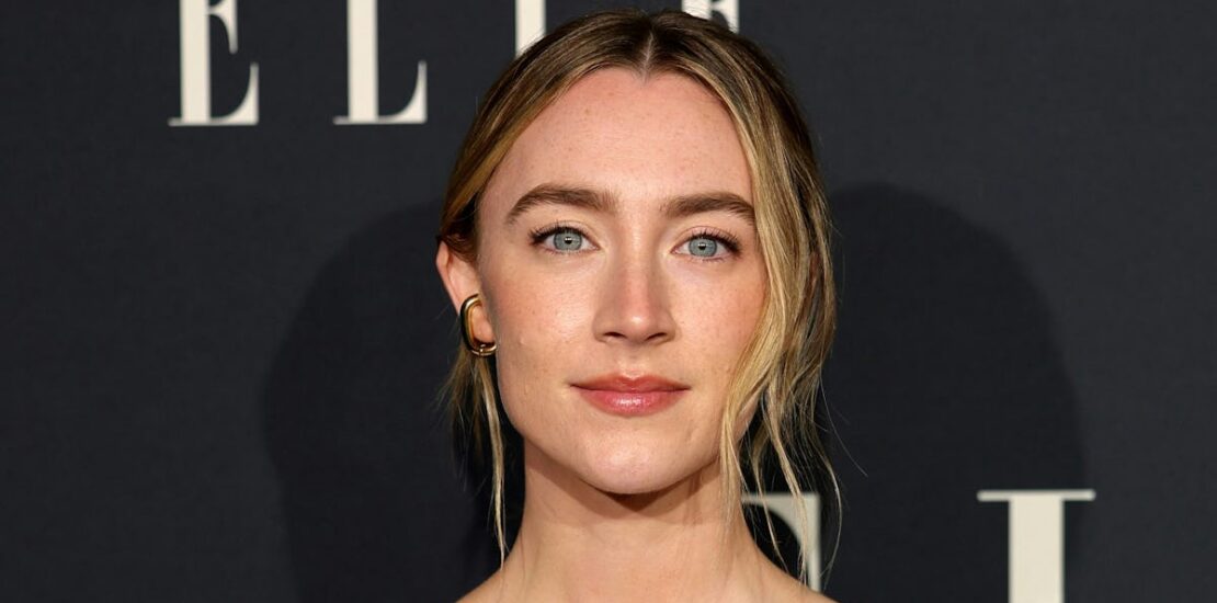 Saoirse Ronan's Strapless Paper Bag Dress Is Pleated to Perfection